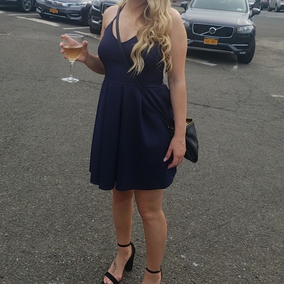 Soprano Navy Blue skate Dress - Picture 8 of 8